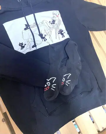 키요 후드티 양말