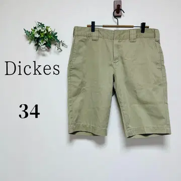 Dickes 남성용 하프 팬츠 치노 로고 34