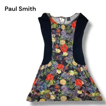 Paul Smith 꽃무늬 프렌치 슬리브 원피스 M 스트레치