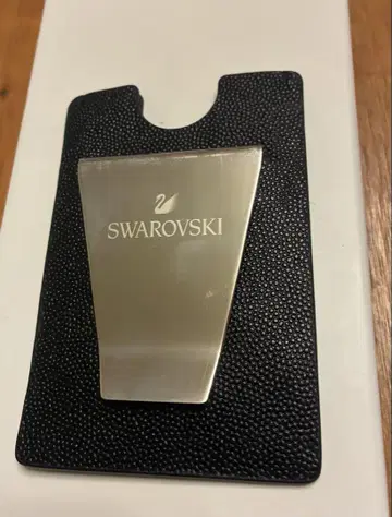 Swarovski 블랙 카드 케이스