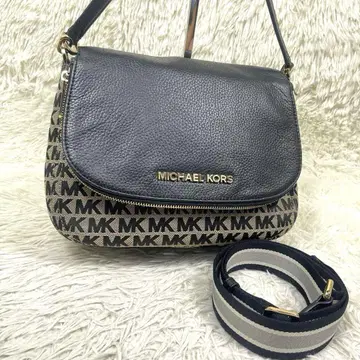 컨디션 최상 MICHEAL KORS 숄더백 로고 금장 장식 2way 가죽