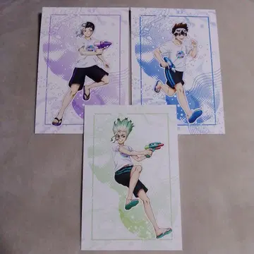 Dr.STONE 그래프 아트 워터건 특전 포스카 센쿠 크롬 겐
