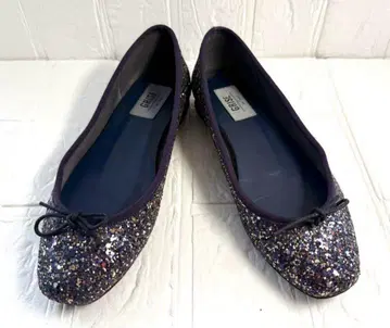 Le Talon Griis 글리터 발레 슈즈 사이즈 22.5cm