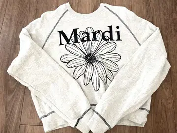 Mardi mercredi 꽃무늬 프린트 맨투맨