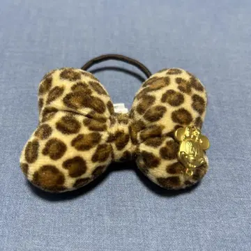 미니 헤어 밴드 레오파드 무늬 브라운