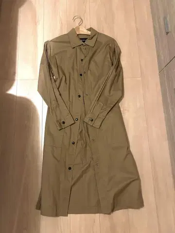 Stradivarius 브라운 롱 트렌치코트 S 여성용