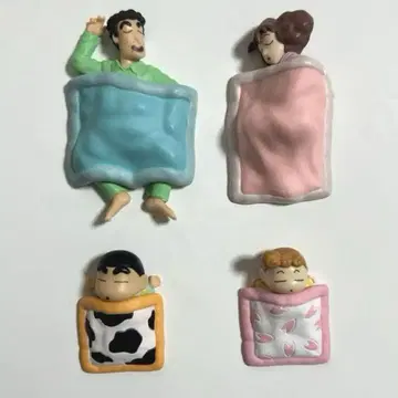 짱구는 못말려(크레용 신짱) 패밀리 피규어 4세트