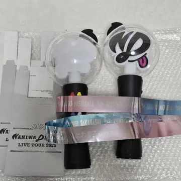 나니와 단시 응원봉 2개 세트 (은색 테이프 포함)