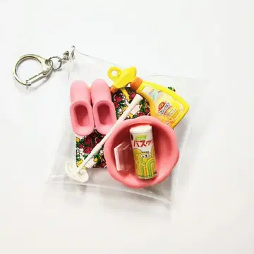 가챠 파우치 집 목욕탕 바스 매직린 레트로 미니어처