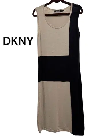 DKNY 슬리브리스 원피스 S 깨끗한 스타일
