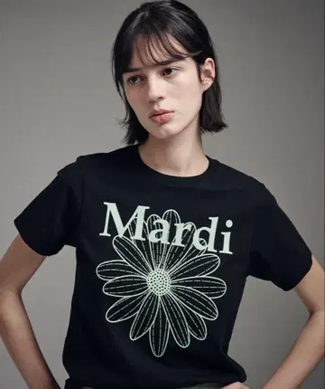 마르디 메크르디 SLIM TSHIRT FLOWERMARDI