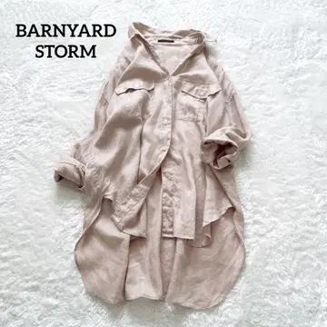 BARNYARDSTORM 밴야드 스톰 린넨 롱 셔츠 블라우스