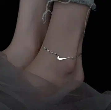 Nike 실버 발찌, 사이즈 조정 가능