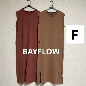 [ BAYFLOW ] 민소매 컷 원피스 2장 세트 / F 사이즈
