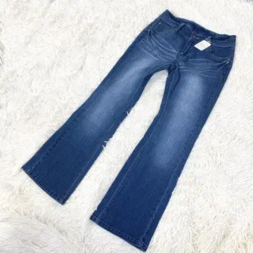 [미사용품] 플레어 청바지 데님 부츠컷 스트레이트
