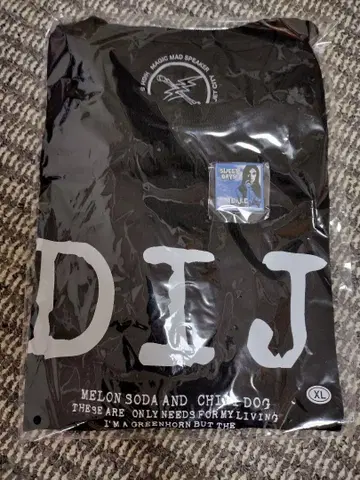 블랑키 제트 시티 DIJ 티셔츠 XL 블랙 BJC 팝업