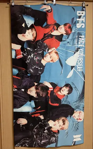 BTS 특대형 슬로건 태피스트리