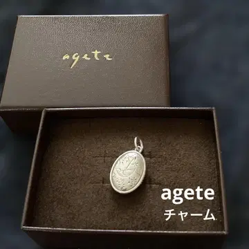 agete 아가트 실버 오벌 참 리버서블