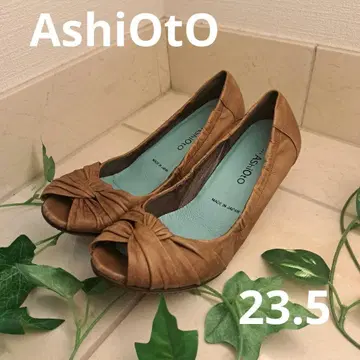 AshiOtO 플랫슈즈 브라운 23.5