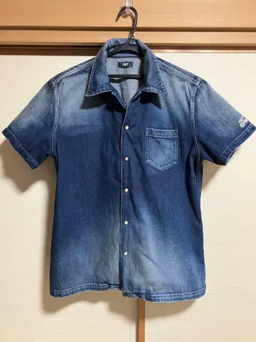 TMT 10oz 데님 셔츠 반팔 (REGULAR FIT) L 사이즈