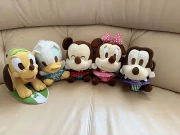 디즈니 캐릭터 봉제 인형 세트