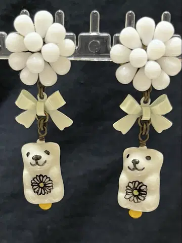 카나미 비쥬 귀걸이 곰