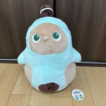 남코 한정판 후와코로 LOVOT 2 봉제 인형 BIG 그린