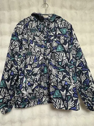 patagonia 기하학 패턴 마운틴 후드티 S
