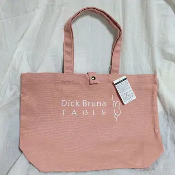 Dick Bruna TABLE 로고 캔버스 토트백 M 피치