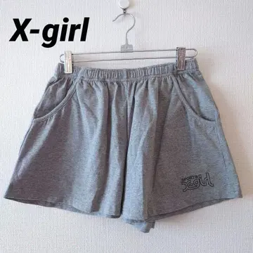 xgirl 엑스걸 그레이 숏팬츠 S 허리밴딩 끈 조절 가능