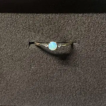 agete 오팔 다이아몬드 9호 반지