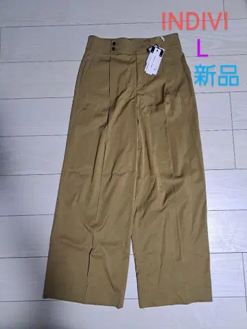[새상품] 인디비 접촉 냉감 와이드 팬츠 하의 여성용 L