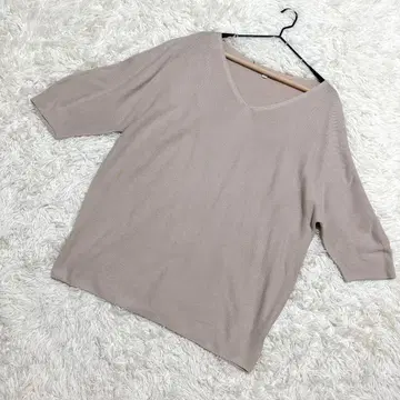 UNIQLO 고품질 3D 코튼 퍼프 슬리브 스웨터 빅사이즈 (3XL)
