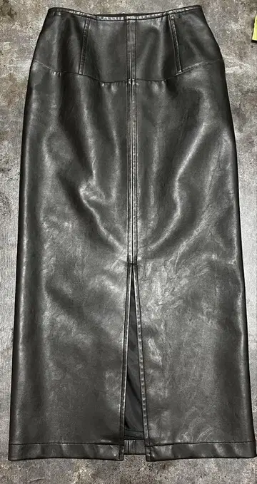 MOUSSY AGED F/LEATHER 스커트 블랙 1
