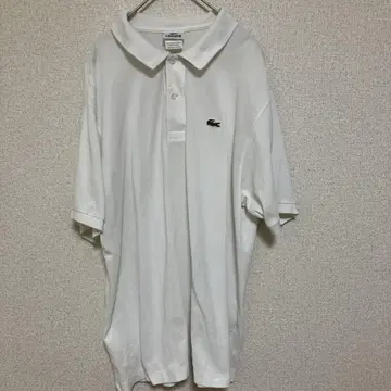 라코스테 화이트 피케 셔츠