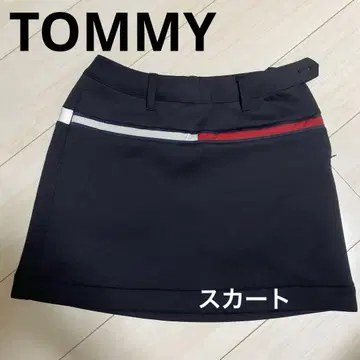 타미힐피거 골프 스커트 블랙