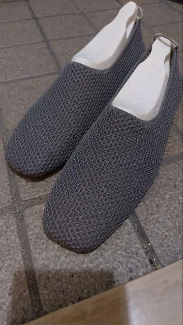 Offen 메쉬 슬립온 그레이 plain pattern / GRAY