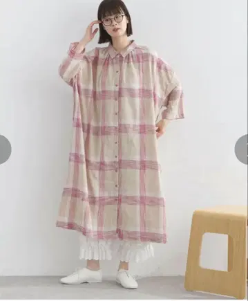 lupilien 루피리안 린넨 느낌 셔츠 원피스 넉넉한 새상품