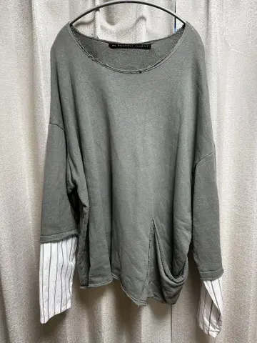 my beautiful landlet 셔츠 슬리브 절개 롱T