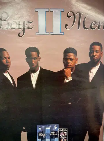 Boyz II Men 포스터 Vintage 90s Soul R&B