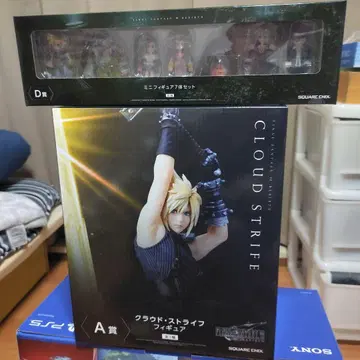 FF7 복권 스퀘어 에닉스 복권 미니 피규어 A상 클라우드