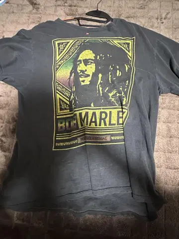 BOB MARLEY 밥 말리 티셔츠 XL 블랙