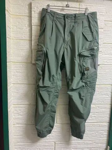 g-star raw 테이퍼드 3D 핏 카고 팬츠 W28 L32