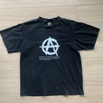 ANARCHY 티셔츠 블랙 XL