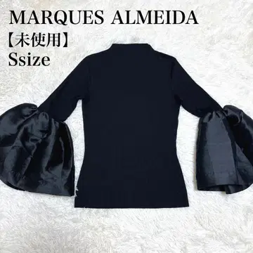 MARQUES ALMEIDA 마르케스 알메이다 볼륨 소매 니트