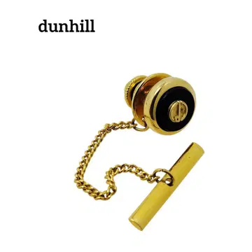dunhill 타이 턱 d마크 A/D 골드 블랙