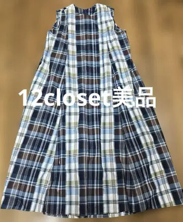 12closet 롱 원피스 체크