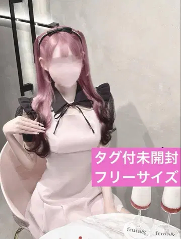 미셸 마카롱 Honey Mew 도트 튤 컬러 원피스 FREE