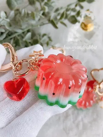 수박 젤리 키링