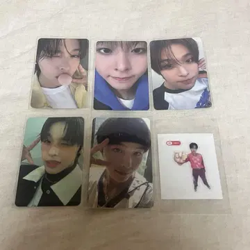 NCT WISH 리쿠 poppop 트레이딩 카드 씰 세트